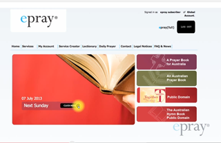 epray - Using Sunday Services